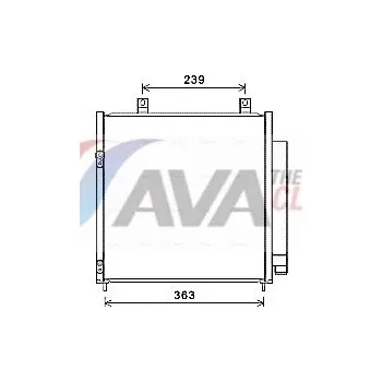 Výparník klimatizace Kondenzátor, klimatizace AVA Benelux MT5251D