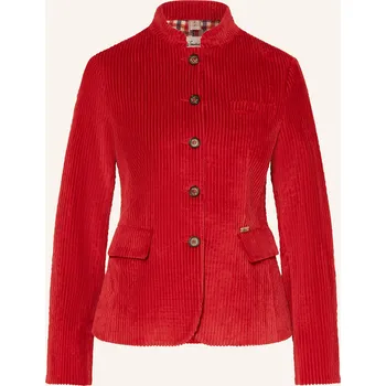 Dámské sako Luis Trenker Dámský Manšestrový Blejzr Luranda, červená, 34