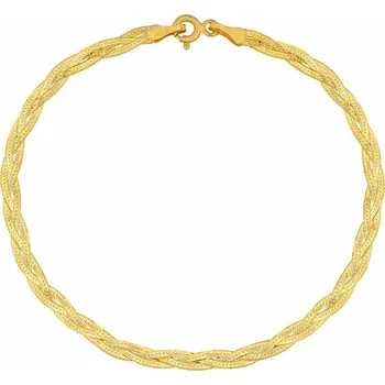 Náramek Zlatý náramek Meliora ze žlutého zlata – 3 mm varianta 19 cm FNN1652BGY-19 cm