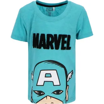 Chlapecké tričko Cerda Chlapecké tričko AVENGERS KAPITÁN AMERIKA krátký rukáv modré Barva: Modrá, Velikost: 140