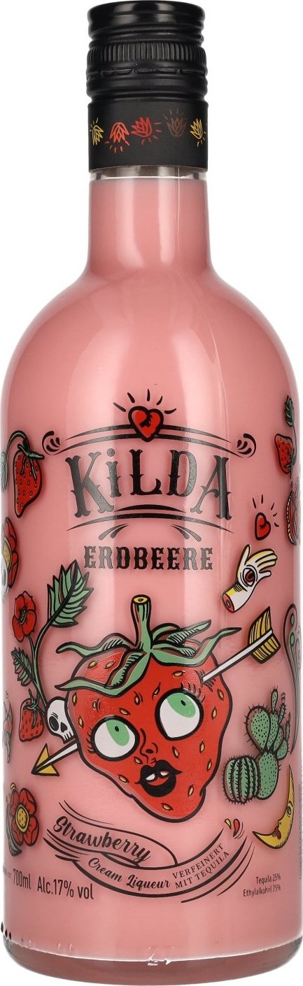 Kilda Erdbeere Cream Liqueur 0,7L, 17%