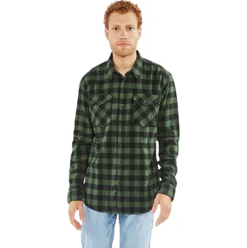 Pánská košile Flanelová košile Vintage Industries Harley zelená S