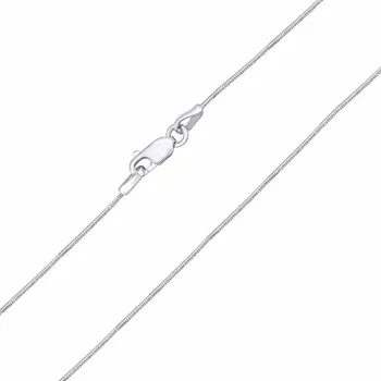 Řetízek Zlatý řetízek hádek z bílého zlata - 0,8 mm varianta 38 cm FNN1372NGW-38 cm