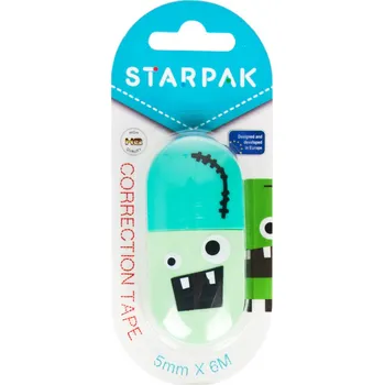 Starpak Korekční páska PŘÍŠERKA zelená