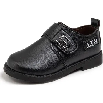 Chlapecké polobotky Elegantní dětské polobotky pro chlapce na jaro a podzim Velikost: 35, Barva (Varianta): Černá