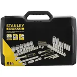 Stanley FMMT82826-1 FATMAX 81dílná sada 1/4" + 1/2" nářadí - 6hranné hlavice - 4 - 14 mm + 8 - 34 mm
