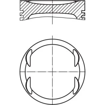 Píst motoru Píst MAHLE 012 19 02