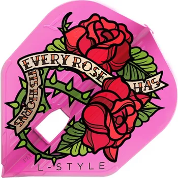 Příslušenství pro šipky L-Style Letky L- Flight Champagne KAMI PRO L3 Lisa Ashton - Pink