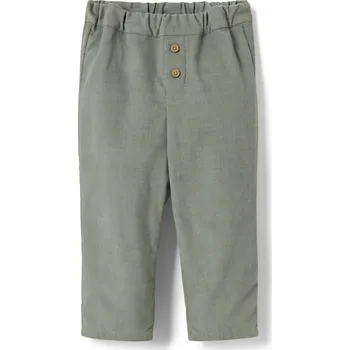 692567 - Tchibo - Dětské manšestrové navlékací kalhoty - pro ženy - vel. 122/128 - barva: zelená