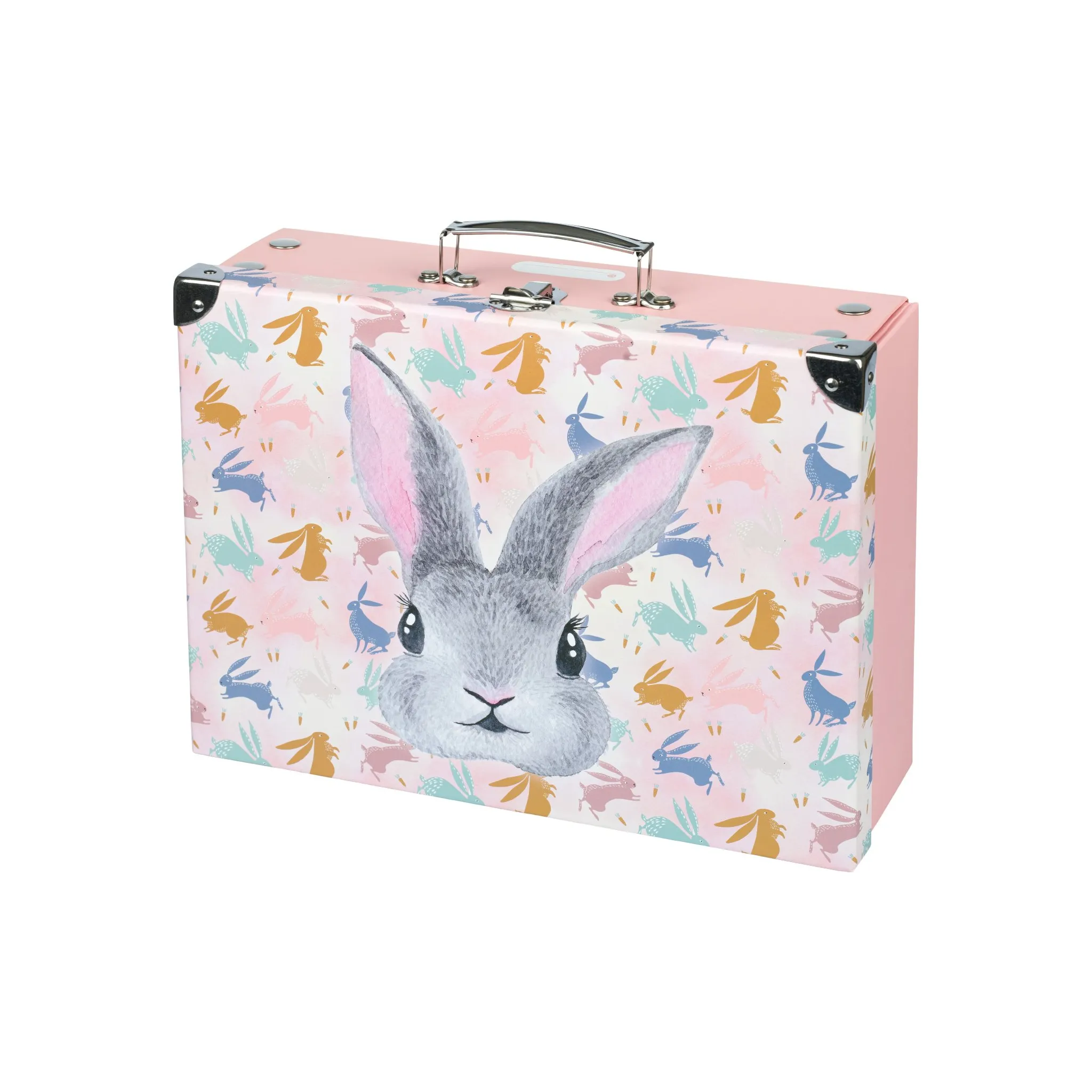 Fotografie 1 - Školní kufřík BAAGL Skládací školní kufřík 32,5 x 26 x 10,5 cm Bunny