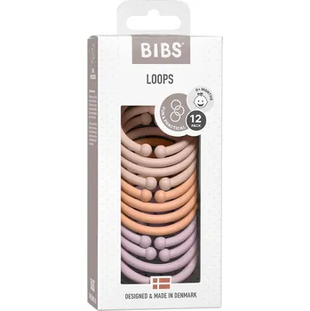 Dětské zboží BIBS Loops kroužky 12 ks - Blush / Peach / Dusky Lilac