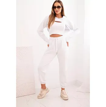 3dílná bavlněná sada bílá Kesi bílá 3110823