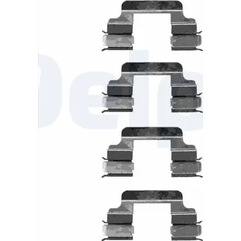 Přislušenství brzdového systému Sada příslušenství, obložení kotoučové brzdy DELPHI LX0334