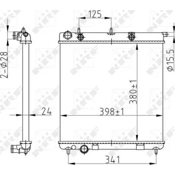 Chladič motoru Chladič, chlazení motoru NRF 50429A