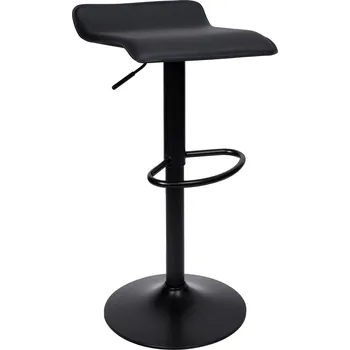 Jídelní židle JAKS Barová židle černá ekokůže Porti