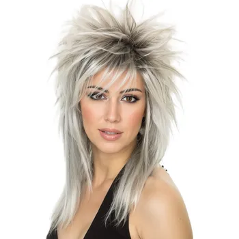 Karnevalová paruka Dámská paruka - rockerka