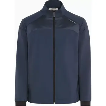 Pánská softshellová bunda PORSCHE DESIGN Woven tech jacket Bunda tkaná sportovní funkční tmavě modrá (Funkční bunda z vysoce kvalitního tkaného polyesteru.)
