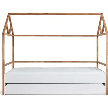 Dětská postýlka Bellamy Postel Lotta s domečkem Barva: Bílá