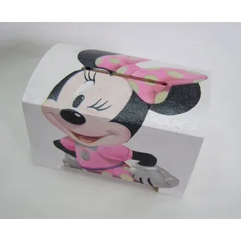 Dřevěná kasička 13 x 8 cm - Minnie