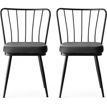 Jídelní židlička Casarredo Yıldız 2 jídelní židle, černá