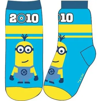 Eplusm Chlapecké ponožky MIMONI single modro-žluté Barva: Modrá, Velikost: 23/26