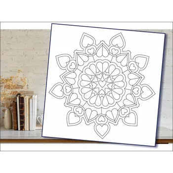 Radost v písku Šablona na pískování mandala 42 Varianta: 210 x 210 mm