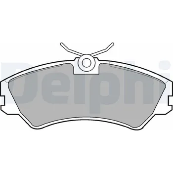 Brzdová destička Sada brzdových destiček, kotoučová brzda DELPHI LP668