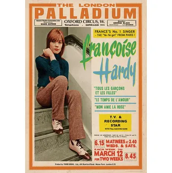 Plakát Plakát, Obraz - Francoise Hardy - Live at London