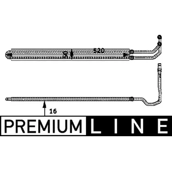 Chladič motoru Chladič oleje, řízení MAHLE CLC 53 000P