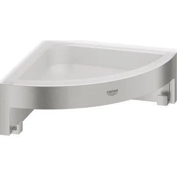 Drátěná police GROHE 41106DC0 - Rohová sprchová polička START CUBE 200 x 200 x 60 mm nerez