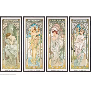 Plakát Plakát, Obraz - The Times of the Day (1899)