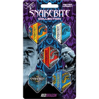 Příslušenství pro šipky Red Dragon Letky Peter Wright Snakebite - Collection Card 2 - X0798