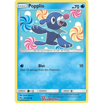 Sběratelská karetní hra Popplio 065/214 - Lost Thunder Typ karty: Non-Holo