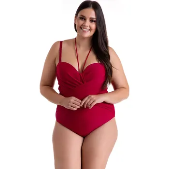 Dámské plavky Jednodílné plavky 501 Barontex bordové - Primo 85D