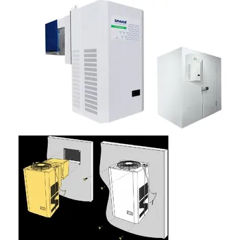 Snaige SGM012P1AA | Chladicí Jednotka Monoblok na Stěnu Boxu | výkon do 18,7 m3, 230 V, Servis ČR