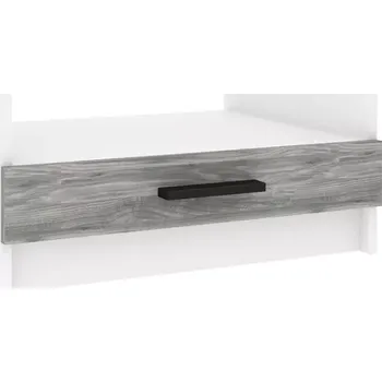 Kuchyňská skříňka Kuchyňská skříňka Belini spodní pro vestavnou troubu 60 cm šedý antracit Glamour Wood bez pracovní desky TOR SDP60/0/WT/GW/0/B1