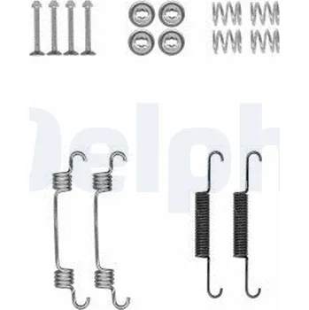 Brzdová čelist Sada příslušenství, parkovací brzdové čelisti DELPHI LY1381