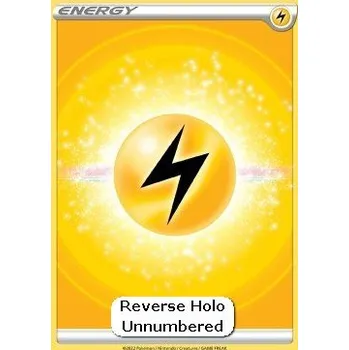 Sběratelská karetní hra Pokémon CRZ Lightning Energy - Crown Zenith Stav: Near Mint, Verze: REVERSE HOLO