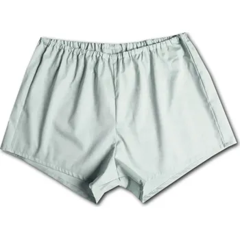 Pánské spodní prádlo LUIZ 6. Pánské trenýrky KLASIK TOP - Melé Světle šedá Velikost: 59