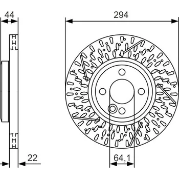 Brzdový kotouč Brzdový kotouč BOSCH 0 986 479 A69