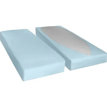 Prostěradlo Elastické rychloupínací prostěradlo Modrá BX1001243 - 90x200x20 cm