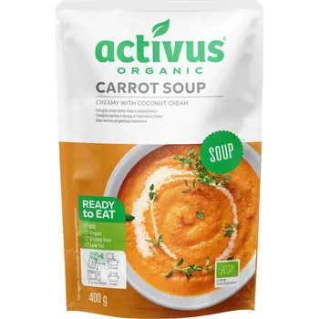 Activus Mrkvová polévka krémová, 400 g Hotová polévka bez konzervantů