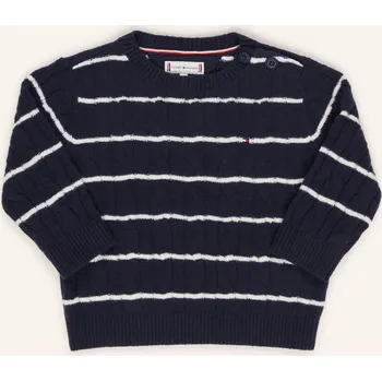 Pánský svetr Tommy Hilfiger Svetr pro miminko, tmavě modrá / bílá, 74