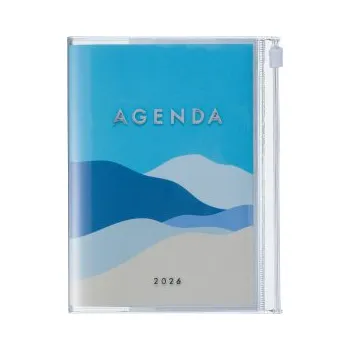 Diář MARK'S 2025/26 Taschenkalender, A6 Mountain // Blue – Mark's Inc (EN)