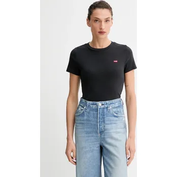 Pánská móda Bavlněné tričko Levi's 2-pack 004AO černá 99B, vel. M