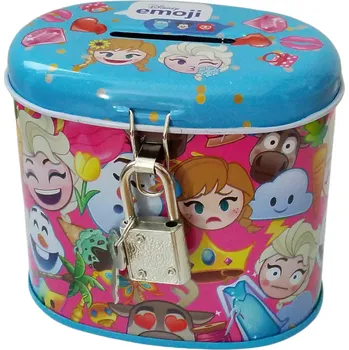 Pokladnička Starpak Pokladnička FROZEN se zámkem kovová