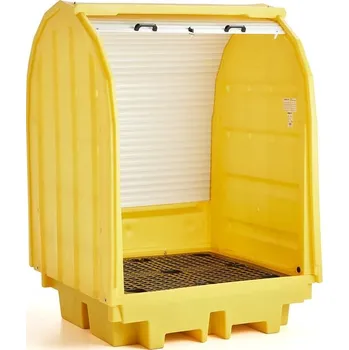 Sorbent Krytá záchytná vana na 4 sudy