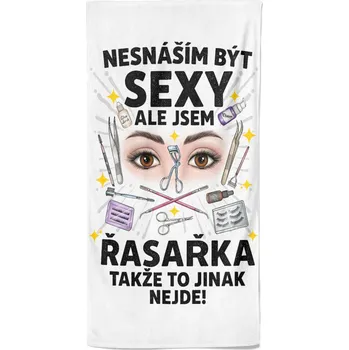 Osuška 140 x 70 cm - Sexy řasařka