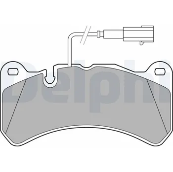 Brzdová destička Sada brzdových destiček, kotoučová brzda DELPHI LP3374