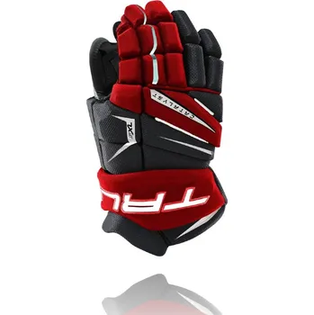 Hokejové rukavice Rukavice True Catalyst 7X5 SR, černá-červená, Senior, 14" True